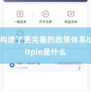 构建了更完善的政策体系bitpie是什么