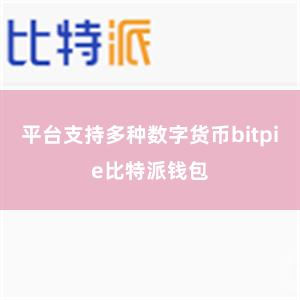 平台支持多种数字货币bitpie比特派钱包